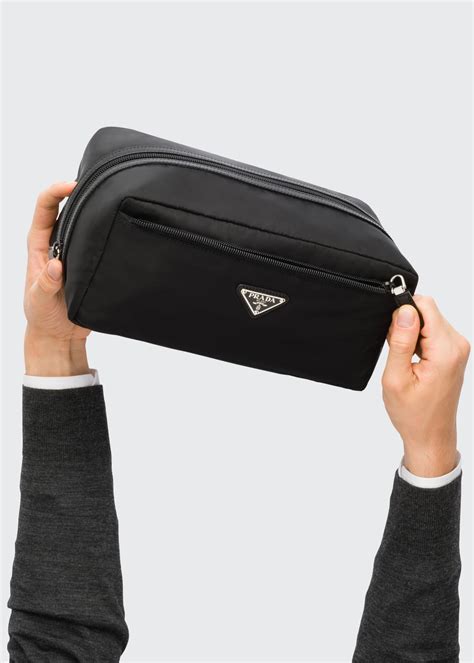 prada toiletry bag mens|prada tessuto nylon pouch.